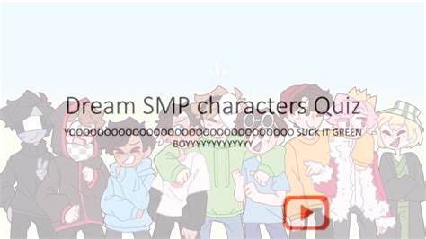 Dream Smp Challenge Quiz Do You Know Your Dream Smp Members Youtube