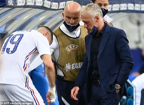 I used clips from an interview on youtube. Karim Benzema receives INJURY SCARE ahead of France's Euro ...