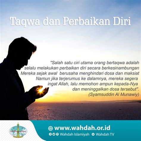 Taqwa Dan Perbaikan Diri Wahdah Islamiyah