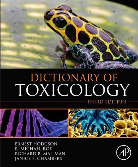 Dictionary Of Toxicology 3rd Edition Vetbooks
