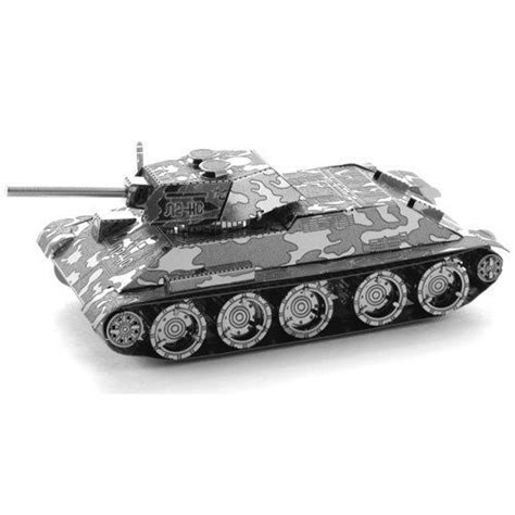 Set Of 5 Metal Earth Tanks 3d Model Kit M1 Abrams Sherman Tiger I Chi