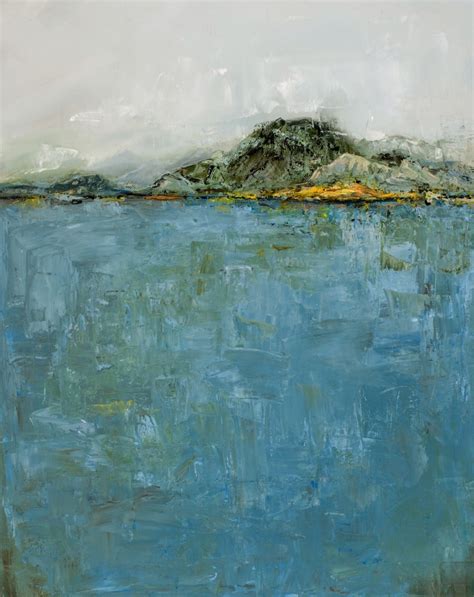 Abstract Landscape Paintings By Holly Van Hart