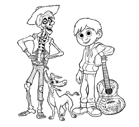 I have the awesome new trailer plus some fun, free printable coco coloring pages! Pixar Coco Coloring Pages | 101 Coloring in 2020 | Disney ...