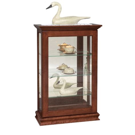 Show off your favorite trophy collection in a corner you can also hang wall curio cabinets with glass doors for small accents. Petite Small Sliding Door Picture Frame Curio - Country ...