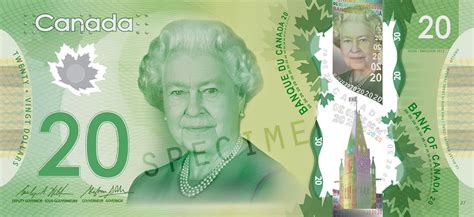 Billet En Polymère Coupure De 20 Banque Du Canada