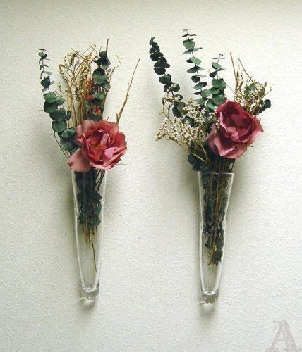 Simon pearce small bristol canister g3426. Set of Glass Pocket Wall Sconce Vases for Flowers by ...