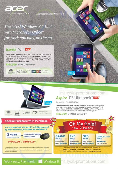 Check out new themes, send gifs, find every photo you've ever sent or received, and search your account faster than ever. 13 Dec NCS Acer Aspire P3 Ultrabook, Iconia W4 Tablet ...