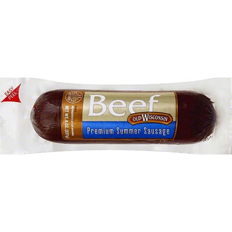 Old Wisconsin Premium Summer Sausage Beef Brats And Sausages Market