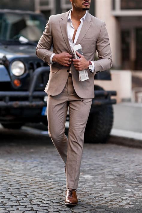 Tan Suit Style Gentleman Style Giorgenti Custom Suits Brooklyn Nyc