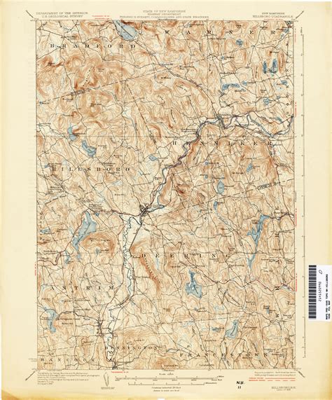 New Hampshire Topographic Maps Perry Castañeda Map Collection Ut