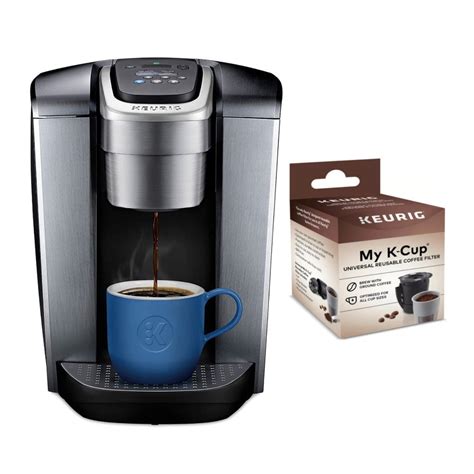 Keurig K Elite Single Serve K Cup Pod Coffeemaker With Ground Coffee Filter