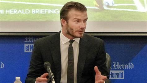 David Beckham Shopping Partnership Stake In Mls Team Miami Herald