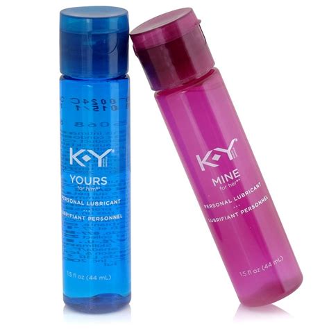 Couples Lubricant K Y Yours And Mine Lube For Him And Her