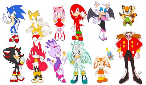 Sonic Characters By Haruka 15 On Deviantart