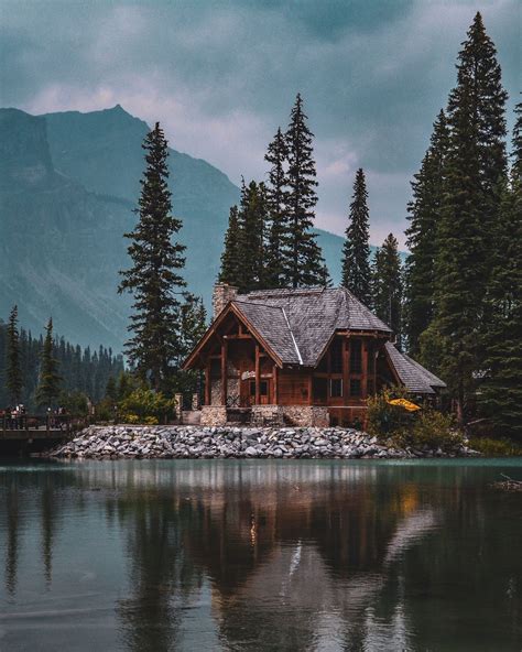 Forest Cabin Forest Lake Forest House Beautiful Landscapes