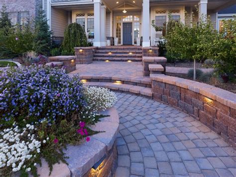 25 Gorgeous Front Porches For Summer Hgtv Brick Walkway Walkway
