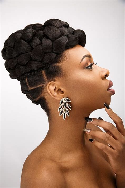 Bridal Updos For Natural Hair By Dionne Smith Bridal Hair Inspiration