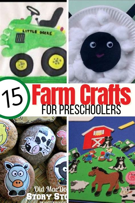 Farm Themed Crafts For Preschoolers In 2021 Farm Preschool Farm