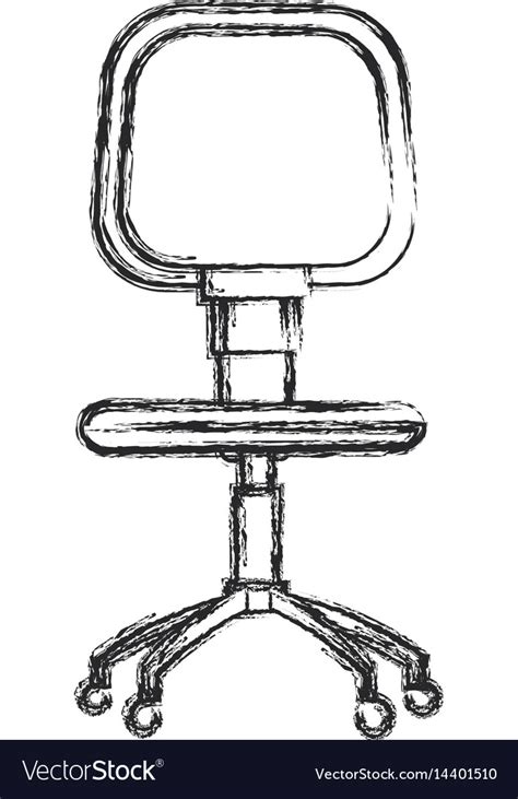 Office Desk Chair Drawing - Portable Work Tables