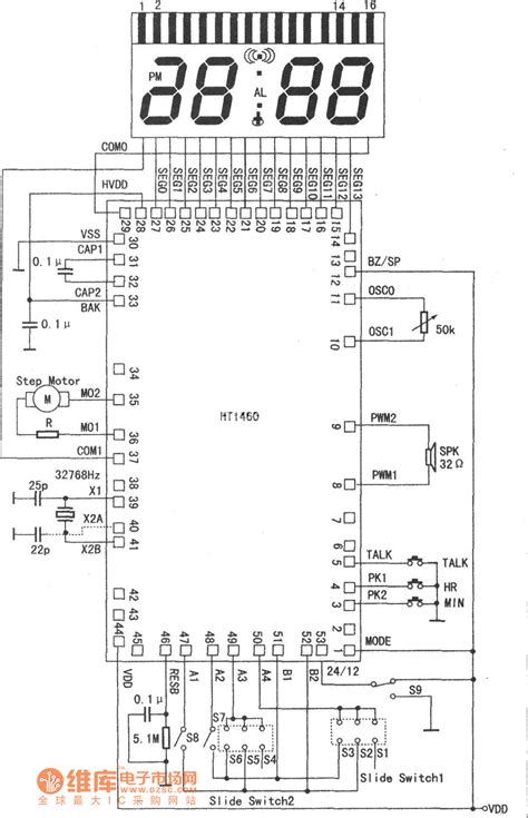 Microprocessor Switch Circuit Diagram
