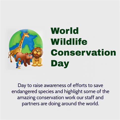 World Wildlife Conservation Day Template Postermywall