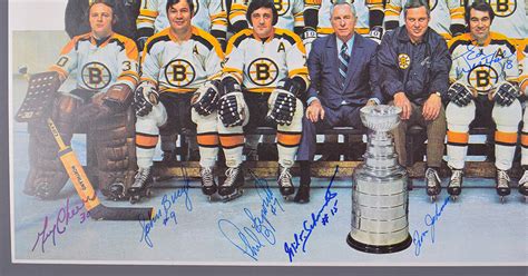 Lot Detail Boston Bruins 1971 72 Stanley Cup Champions Team Signed