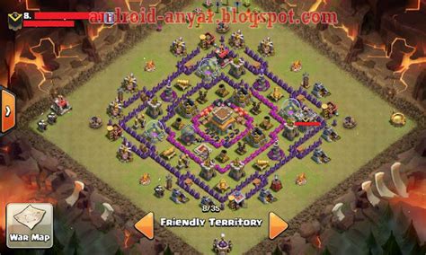 Coc War Base Th 8 Terkuat Air Sweeper Anti Naga Terbaru