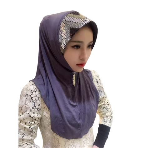 New Muslim Chiffon Printed Hijab Islamic Scarf Arab Cap Shawl Headscarf