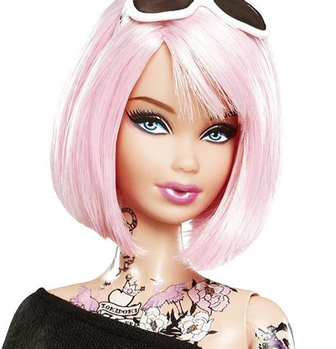 Barbie Got Inked The Worlds First Tattooed Barbie Bit Rebels