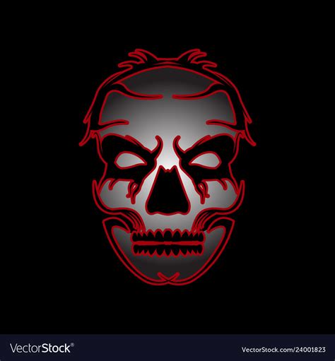 Skull Logo Design Template Royalty Free Vector Image