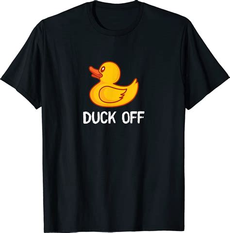 Duck Off Rubber Duck Pun For Programmer And Teacher T Shirt