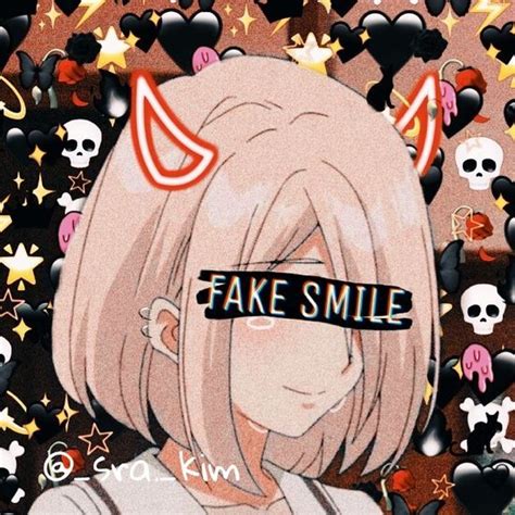 Fake Smile Anime Pfps 110 Fake Smile Ideas Animasi Gambar Gadis