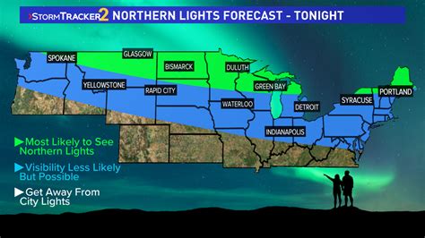 Northern Lights Tonight Map South Carolina Map