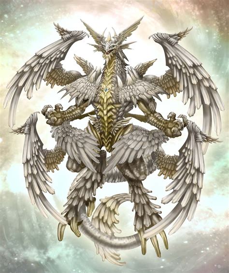 An Angelic Holy Dragon Fantasy Dragon Elemental Dragons Dragon