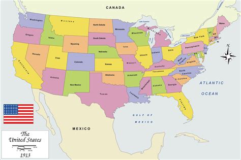 Stylized Usa Map Hd Wallpaper United States Of America Desktop