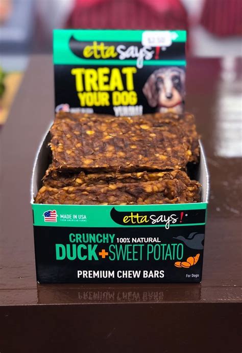 Etta Says Duck And Sweet Potato Chews Are 100 Natural And A Great Treat