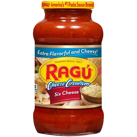 Ragu Cheese Creations Six Cheese Pasta Sauce 24 Oz