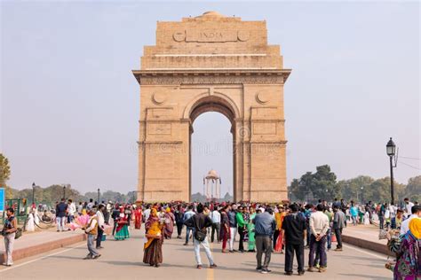India Gate In New Delhi Editorial Stock Image Image Of Famous 173689194