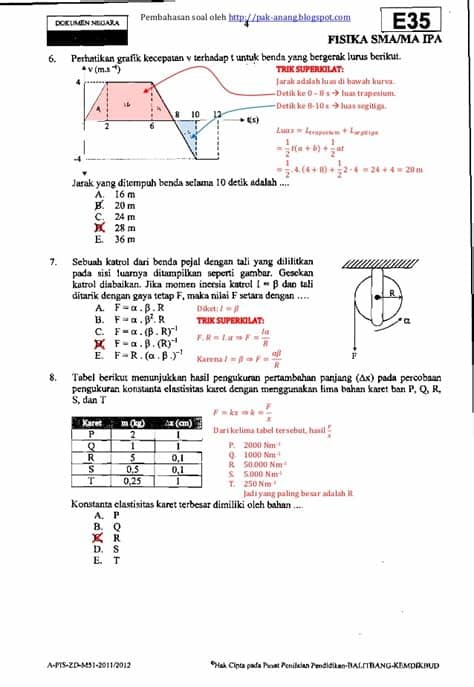 Hot Topik Soal Dan Pembahasan Un Fisika Smp 2018