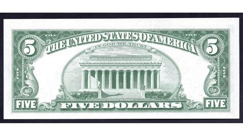 США 5 долларов 1963 United States Of America 5 Dollars 1963 P 444а Unc
