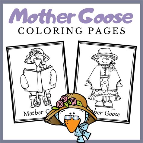 Mother goose internet resource handout with five site reviews, links to recommended resources, and related online games. Free Printable Mother Goose Coloring Pages for Kids