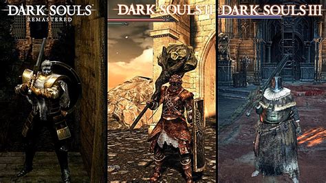 Dark Souls Remastered Vs Dark Souls 2 Vs Dark Souls 3 Comparison Youtube