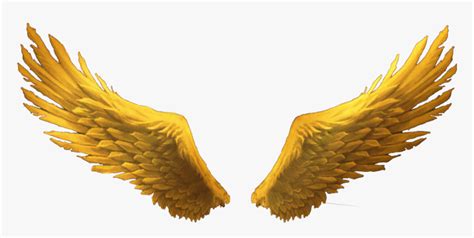 Gold Wings Png Gold Angel Wings Png Transparent Png Download Kindpng