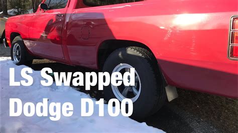 Ls Swapped Dodge D100 Youtube