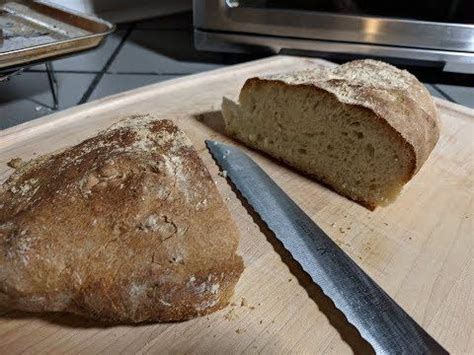 I also modified the amount of leaven. Ciabatta Bread (Cuisinart Digital Air Fryer Toaster Oven Proof and Bake, Bread Machine Dough ...