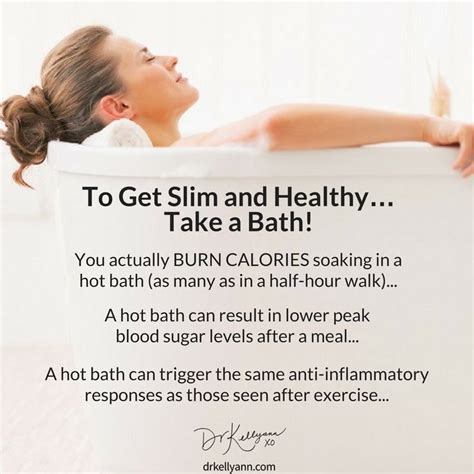 To Get Slim And Healthy Take A Bath Bath Benefits Hot Bath