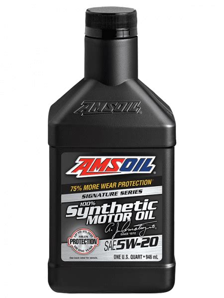 Amsoil Sae 5w 20 Signature Series 100 Synthetic Motor Oil Complete