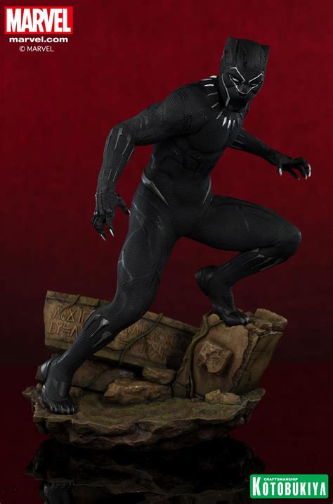 Marvel Black Panther Movie Black Panther Artfx Statue By Kotobukiya