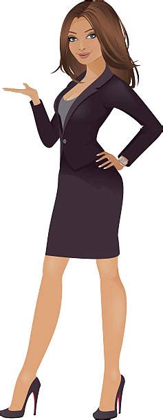 Best Sexy Women In Business Suits Illustrations Royalty