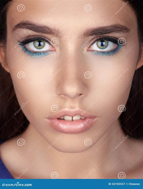 Magnificent Portrait Of A Beautiful Young Woman Stock Image Image Of